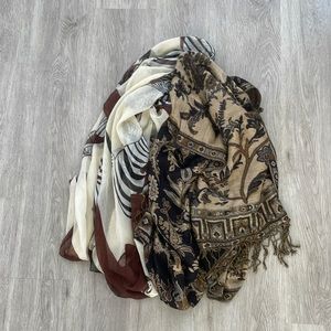 Beautiful and unique scarfs. 2 items
